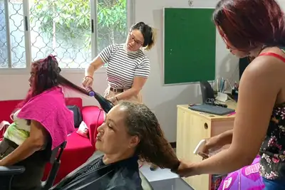 notícia: Governo do Amapá realiza ação social para as mulheres acolhidas em comemoração ao aniversário de 12 anos do Cram de Oiapoque 