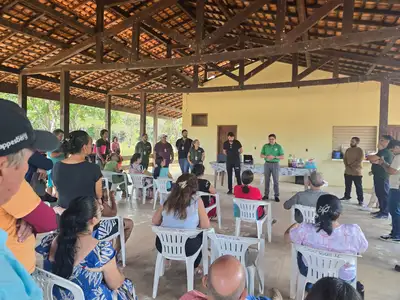 notícia: Atendimento rural do Governo do Amapá beneficia agricultores do assentamento Dra. Márcia, em Macapá