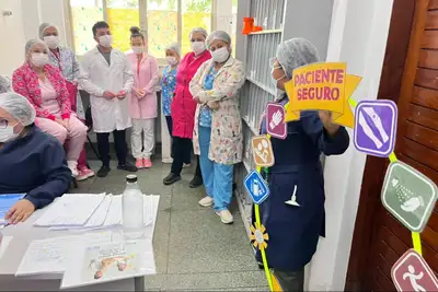 notícia: Governo do Amapá promove orientações sobre cuidados seguros para crianças do Hospital da Criança e do Adolescente