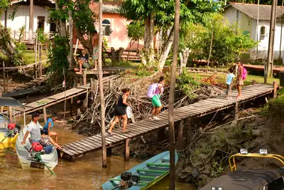 notícia: FOTOS: grande ação de saúde e cidadania do Mais Sorriso transforma rotina da comunidade quilombola de São Joaquim do Pirativa, em Santana