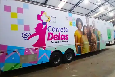 notícia: Governo do Amapá lança 'Carreta Delas' para levar serviços de saúde mais próximo da população