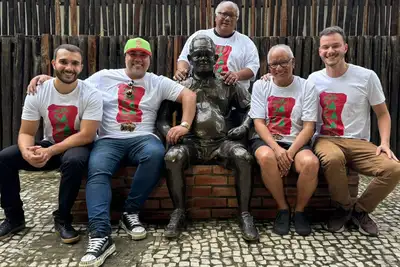 notícia: 'Cantem alto, cantem forte. Afinal, o Samba 15 nada mais é do que um hino', diz o compositor amapaense Joãozinho Gomes, finalista na Mangueira