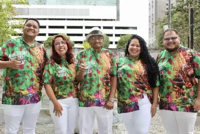 notícia: 'Nossa comunidade abraçou nosso samba com choro, vibração e aclamação', diz compositor amapaense de samba finalista do concurso da Mangueira