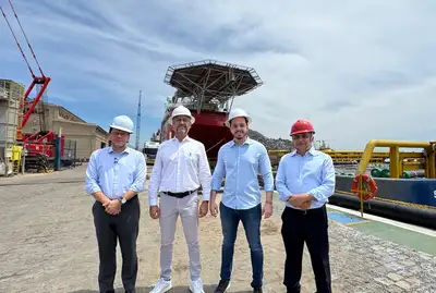 notícia: Em preparação do Amapá para o mercado de petróleo, governador Clécio Luís conhece experiências do Porto de Niterói