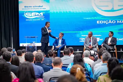 notícia: ‘No Amapá se abriu uma janela de grandes oportunidades e vamos aproveitar todas’, diz governador Clécio Luís no Seminário Economia do Mar