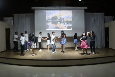 notícia: 'Encontro com as Artes 2025': Escola Estadual Santa Inês revive anos 60 com arte e memória no Museu Sacaca, em Macapá
