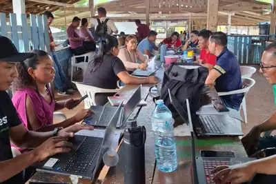 notícia: Governo do Amapá realiza força-tarefa para regularização de Projetos Políticos Pedagógicos em escolas indígenas de Oiapoque