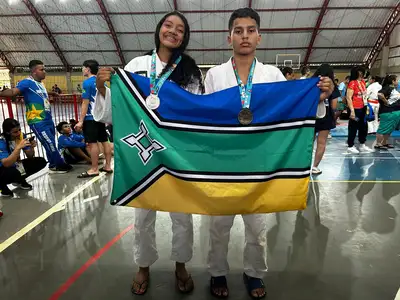 notícia: Judô e taekwondo conquistam mais medalhas para o Amapá nos Jogos Escolares Brasileiros, em Uberlândia