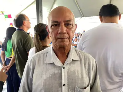 notícia: ‘Hoje eu me sinto feliz em ver esse sonho realizado’, declara pastor da comunidade de Gurupora na entrega de escola feita pelo Governo do Amapá 