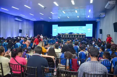 notícia: Jovens amapaenses descobrem como enfrentar mudanças climáticas na Semana Nacional de Ciência e Tecnologia 2025