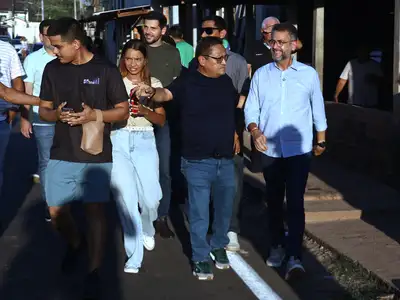 notícia: Governador Clécio Luís entrega pavimentação de 6 quilômetros de vias no bairro Vale Verde, em Macapá