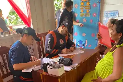 notícia: Projeto Vitória Régia: Samu leva atendimentos e capacitação em saúde à comunidade ribeirinha da Ilha de Santana