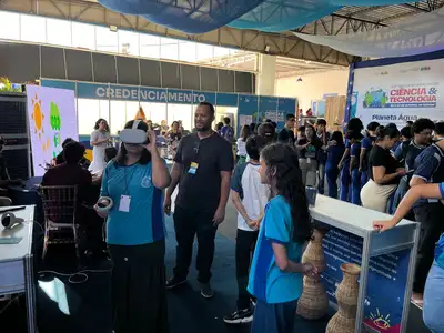 notícia: Passeio virtual 3D é inovação da Fundação de Amparo à Pesquisa do Estadode durante a 22ª Semana Nacional de Ciência e Tecnologia