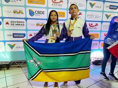 notícia: Time Amapá brilha no wrestling e conquista mais medalhas nos Jogos Escolares Brasileiros 2025