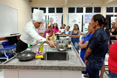 notícia: Governo do Amapá inicia cursos de qualificação profissional para cerca de 160 moradores do Residencial Miracema 