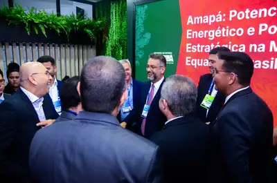 notícia: Na OTC, Clécio Luís apresenta incentivos fiscais e convida empresários para a nova fronteira do petróleo: 'façam do Amapá o melhor caso de sucesso'