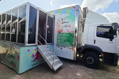 notícia: Em Santana, mais de 38 mil procedimentos foram realizados pelo programa Carreta Delas, do Governo do Amapá