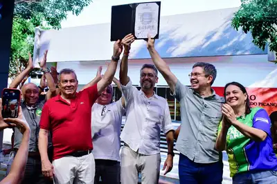 galeria:  Assinatura da Ordem de Serviço do Centro de Convenções Azevedo Picanço