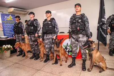 galeria: Aula Inaugural do 1º Curso de Cinotecnia para Agentes de Segurança Pública do Amapá