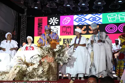 notícia: Com apoio do Governo do Estado, Encontro dos Tambores chega à 30ª edição e celebra a história e cultura afro-amapaenses; confira programação