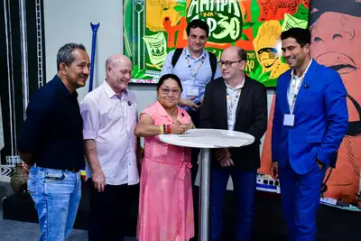 notícia: COP30: Amazônia Bio e extrativistas de Mazagão firmam parceria para fortalecer produção sustentável de açaí no Amapá