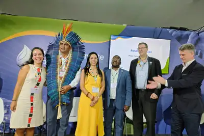 notícia: COP30: Plano Estadual de Recursos Hídricos do Amapá é destaque em painel temático do Governo do Estado