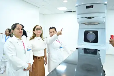 notícia: Governo do Estado realiza vistoria técnica no Centro de Radioterapia do Hospital Alberto Lima
