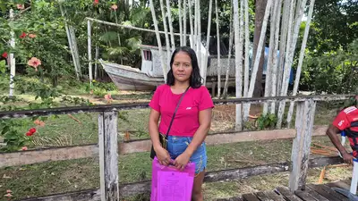 notícia: 'Facilitam muito o bolso da família', diz moradora de Carapanatuba ao receber serviços essenciais nna 4ª edição do Super Fácil das Águas