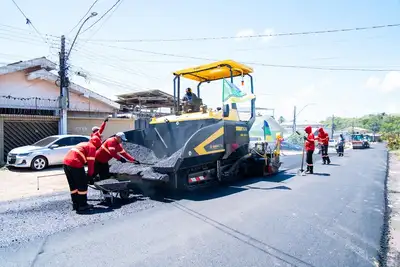 galeria:  Visita a Obra de Asfaltamento Avenida Pernambuco - Bairro Pacoval