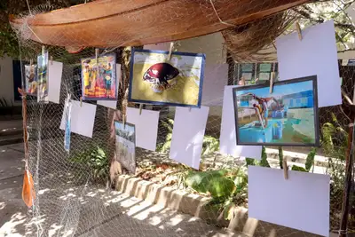 notícia: Escola Estadual Antônio Guerra, do distrito de Sucuriju, promove exposição fotográfica itinerante em Macapá