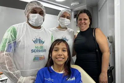 notícia: Mais Sorriso do Governo do Amapá chega ao distrito do Lourenço com atendimentos odontológicos para a população