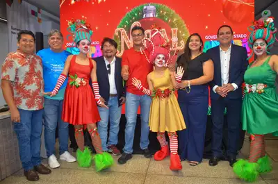 notícia: Governo do Amapá e parceiros apresentam calendário oficial da primeira edição do Natal Luz 2025