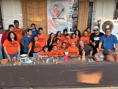 notícia: ‘Oficina de Artesanato Religioso’ promove inclusão, cultura e ancestralidade na Escola Estadual Antônio Castro 