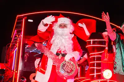 galeria:  Abertura do Natal Luz 2025, com a chegada do Papai Noel