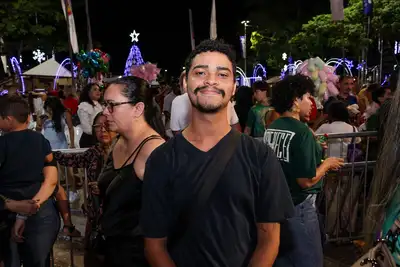 José Lucas prestigiou a cantata Natalina pela primeira vez