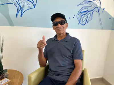 notícia: 'Descobri a doença em setembro e agora já estou iniciando o tratamento', relata paciente atendido no Centro de Radioterapia do Amapá