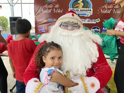 notícia: Com apoio do Governo do Amapá, 'Ação de Natal do Vôlei' leva alegria, lazer e solidariedade para mais de 500 crianças em Macapá