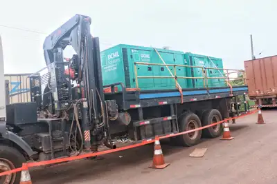 galeria: Envio de 04 (quatro) geradores para o Arquipélago do Bailique