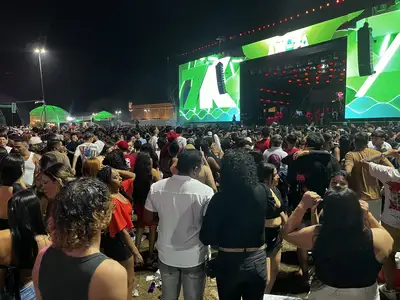 notícia: Após Anitta, música eletrônica marca encerramento de mais uma noite de programação do Maior Réveillon da Amazônia - Amapá 2026