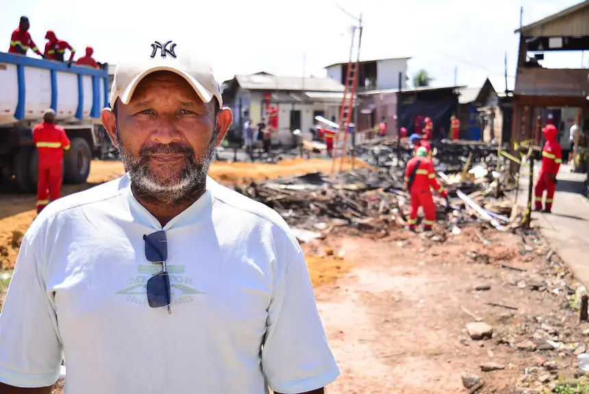 Morador Edinaldo Serrão, 54 anos