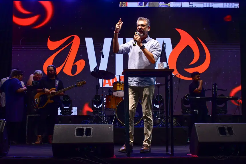 Governador Clécio Luís celebrou momento de união cristã com o Aviva Amapá