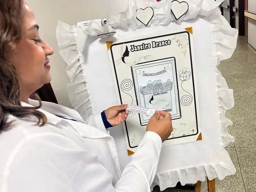 Frases motivacionais foram distribuídas aos participantes