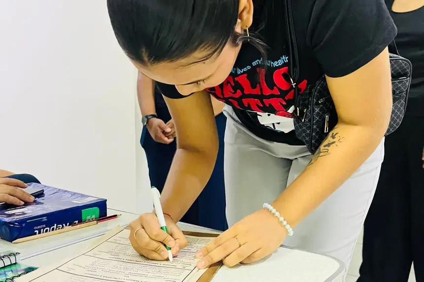 Credenciamento do público 