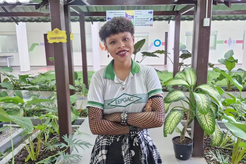 Estudante Marcela Fernandes