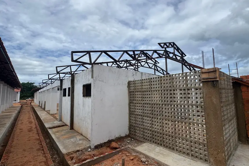 Obra da Escola Luiz Gonzaga da Silva Neto