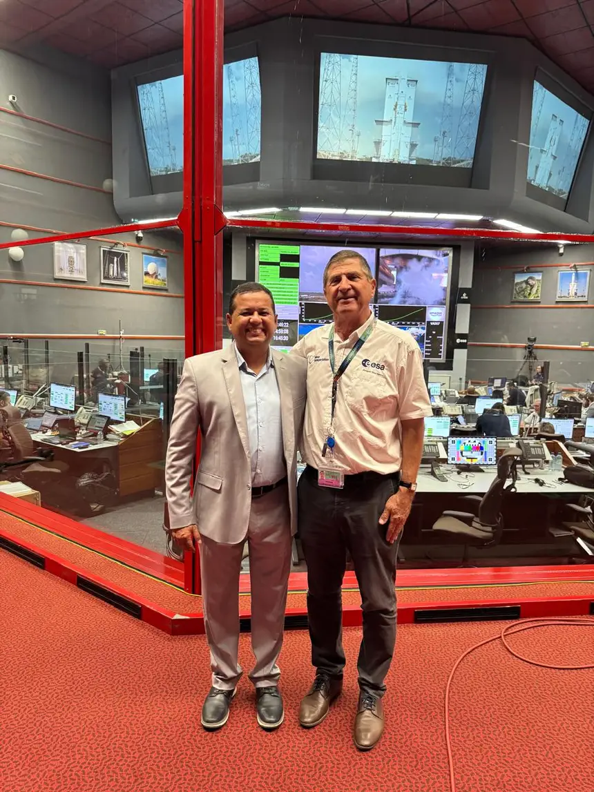 Michel Debraine, representante da Agencia Espacial Europeia na Guiana Francesa, CNES.