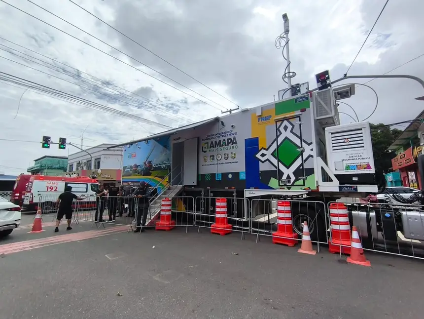 A utilização da Central Integrada de Comando e Controle Movél foi estratégica durante a programação de carnaval