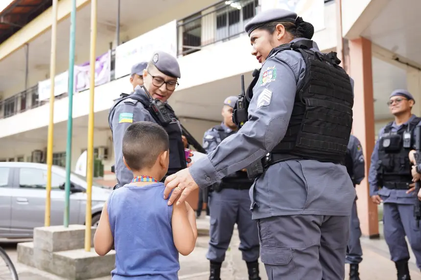 Militares da Patrulha Maria da Penha escalados na ação