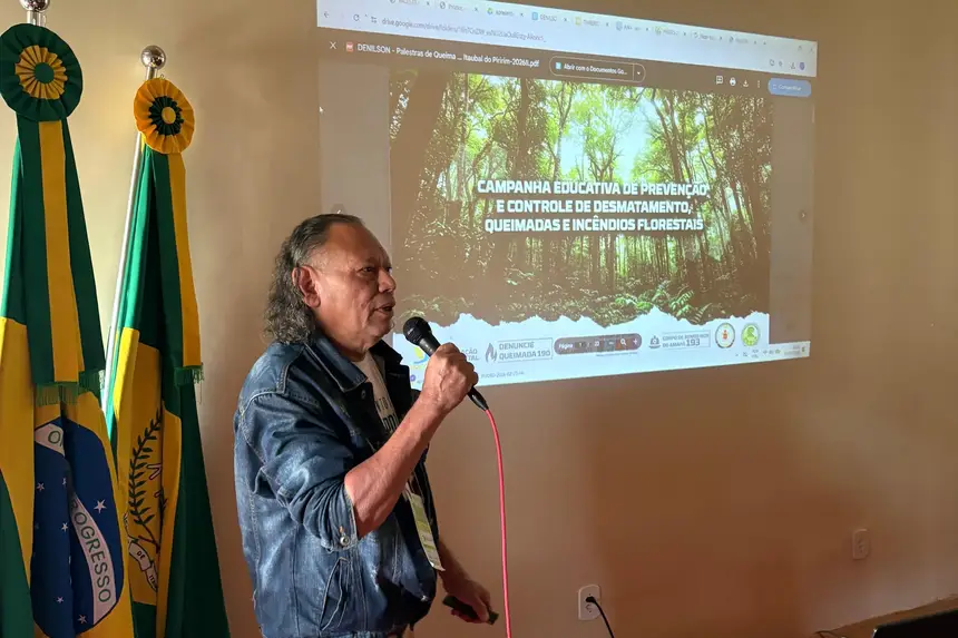 Palestra sobre Prevenção ao Desmatamento, Queimadas e Incêndios Florestais