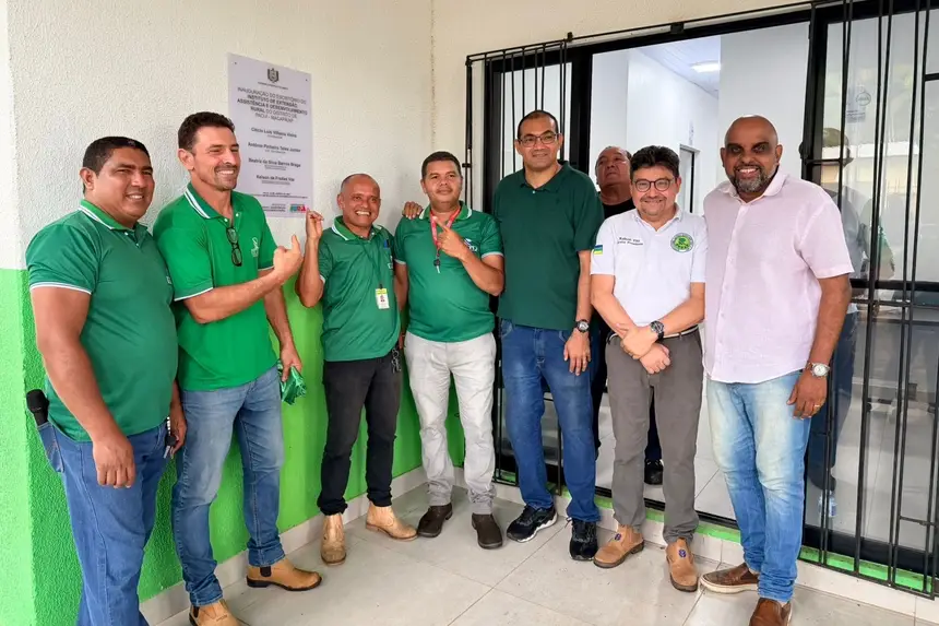 Equipe técnica do escritório do Rurap de São Joaquim do Pacui 